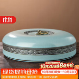 琦轩源哥窑茶叶罐高档茶罐陶瓷家用办公密封防潮茶叶储存罐普洱茶饼盒