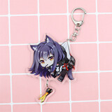 八府安明日方舟吊坠挂件动漫游戏周边精美动漫钥匙扣亚克力夹层双面 德克萨斯吊坠款