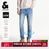 杰克·琼斯（JACK&JONES）男装夏季牛仔裤男弹力901修身裤子百搭男裤休闲男士牛仔裤四季款 牛仔蓝 第一批 31 175 W31/L30