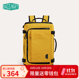 BAGSMART双肩包随行仓背包男士旅行出差通勤商务大容量多功能电脑包书包女 琥珀黄（标准版 适合1-3天差旅）
