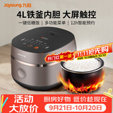 九阳电饭煲家用铁釜内胆多功能菜单智能预约大功率电饭锅2-6人 【铁釜内胆 低糖饭】 4L