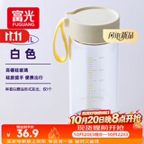富光玻璃杯高硼硅玻璃水杯子女生便携牛奶咖啡刻度高颜值茶杯480ml
