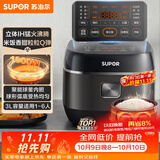 苏泊尔（SUPOR）小电饭煲2-3人3升IH加热球釜内胆柴火饭杂粮饭家用电煮锅不粘锅智能预约小型迷你电饭锅SF30HC0952