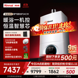 林内（Rinnai）【超二级能效】24KW燃气壁挂炉 供暖热水器两用 生活热水家用壁挂炉 天然气地暖采暖锅炉24C39