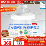 雷士（NVC）枕边风风扇灯一体吊扇灯餐厅卧室全光谱1级能效IP65三防包安装