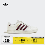 adidas NY 90 STRIPES经典运动板鞋平底鞋男女阿迪达斯三叶草   汉玉白/红色/金色   43
