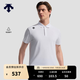 迪桑特（DESCENTE）DESCENTE迪桑特TRAINING系列男士吸湿速干D-TOUGH短袖POLO衫新品 WT-白色 XL (180/100A)