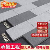 庭院工程地铺石户外公园广场防滑加厚石英砖车库农村院子PC地砖 芝麻浅灰（咨询客服享优惠价） 300x300 厚10mm（未咨询协商默认样品））