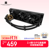 利民（thermalright）Frozen Warframe 360 BLACK 寒冰装甲 一体式水冷散热器 IPS液晶屏 FW360 BLACK