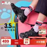 斐乐猫爪4丨FILA老爹鞋夏季女鞋男鞋黑色鞋子运动鞋休闲鞋厚底增高鞋 【女款】黑-BK 38