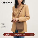 DISSONA迪桑娜女包通勤手提包水桶包单肩包斜挎包 礼物 灰色
