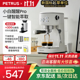 柏翠（petrus）【保价双11】咖啡机小型家用小白醒醒3pro定温自动打奶泡意式半自动办公室PE3366pro磨豆机 送礼物 2Pro手动打奶泡【单机+体验礼包】