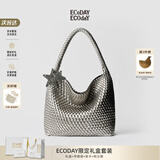 ECODAY包包女包2026新款原创设计经典编织包大容量托特包通勤包生日礼物