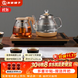 友家铺子（Biooner）全自动上水电热水壶烧水壶家用办公茶台一体机茶桌茶几嵌入式茶具套装 RY-A1金色保温1L