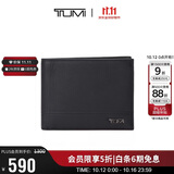 途明（TUMI）SLG男士钱包薄款牛皮革卡包零钱包证件包 黑色男友老公礼物