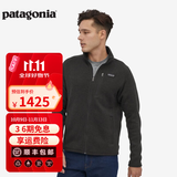 巴塔哥尼亚（Patagonia）男士针织防风保暖拉链夹克抓绒衣潮流开衫 Better Sweater 25528 BLK  针织面料摩擦易起球 XL 181/190(CM)  90/100(KG)