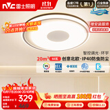 雷士（NVC）吸顶灯卧室灯具主灯北欧护眼创意语音声控智能LED环宇