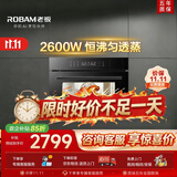 老板（Robam）【锁鲜高温蒸】CQ9161D蒸烤箱一体机嵌入式家用多功能50L专业蒸箱烤箱蒸烤炸3合1