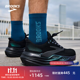 布鲁克斯（BROOKS）Glycerin甘油MAX 超级甘油男女跑步鞋透气缓震专业运动鞋慢跑鞋 男款 月光系列 黑 44