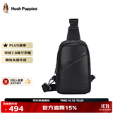 暇步士（Hush Puppies）男士胸包斜挎包新款真皮随身轻便运动背包时尚青年高档单肩包礼物 时尚款HA-1311741W-5723