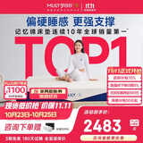梦百合快充小蓝钻弹簧单人硬床垫护脊家用席梦思宿舍1.2米x2米适中偏硬
