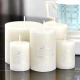 辰鱼 Classic/经典圆柱白色蜡烛浪漫生日婚庆酒店餐厅烛光晚餐 大号圆柱蜡烛（7.5*7.5cm）