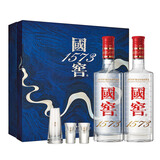 泸州老窖国窖1573 低度白酒 38度500ml*2 星河璀璨礼盒 浓香型 送礼含酒具