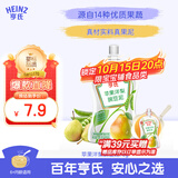 亨氏（Heinz）婴幼儿辅食苹果洋梨豌豆泥超金果泥宝宝辅食营养78g
