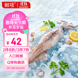 鲜项鲜冻大鱿鱼2-4条净重1.2斤 铁板鱿鱼烧烤火锅食材 海鲜生鲜 送礼