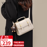 viney包包女包牛皮斜挎剑桥包轻奢单肩小方包生日礼物高级感送女友老婆