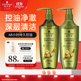 施华蔻（Schwarzkopf）生姜精华洗护套装(600ml洗+600ml润）控油去屑洗发水护发素团购