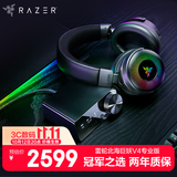 雷蛇（Razer）北海巨妖V4专业版Pro 头戴式无线蓝牙电竞游戏耳机耳麦 RGB灯效 THX空间音效 CSGO 三角洲官方指定
