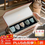 万仟堂（Edenus）茶杯 高档汝窑主人杯礼盒单杯功夫茶杯套组泡茶杯水杯 汝窑典藏