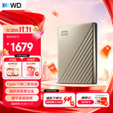 西部数据（WD）移动硬盘5TB type-c Ultra系列 2.5英寸 金 机械硬盘 笔记本电脑外接加密兼容Mac 大容量家庭存储