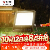 公牛（BULL）LED投光灯户外路灯庭院灯露营灯 IP65防水高亮度100W-3000K黄光