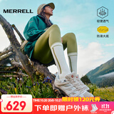 迈乐（Merrell）官方运动户外徒步鞋MOAB 3男鞋女鞋轻量减震V底防滑透气登山鞋 J035894白灰米（女） 38
