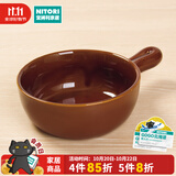NITORI宜得利家居 家用餐具咖啡滤杯耐高温茶壶马克杯烤箱适用焦糖系列 多用单柄盘