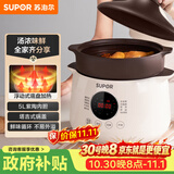 苏泊尔（SUPOR）电炖锅电炖盅 电砂锅煲汤锅 炖汤锅 燕窝炖锅 紫陶锅电汤锅煮粥神器 电煮锅家用DG50YC851多功能锅