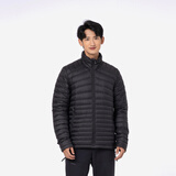 迪卡侬羽绒服TREK100冬季轻薄运动户外保暖排骨服黑色XL-4688628