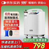 三九医药 999华润医用制氧机5L升吸氧机老人家用制氧雾化缺氧3L氧气机节日礼物 【医用保健】6升氧可调+制氧雾化+96%氧浓度