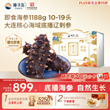 獐子岛 大连即食海参1188g 约19只 底播辽刺参 送礼礼盒 源头直发 包邮
