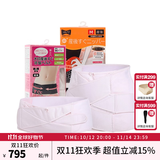 犬印本铺（INUjIRUSHI）骨盆带矫正带产后立穿收腹带提臀收胯顺产剖产通用塑形2件套组 粉收腹带M+粉骨盆带M
