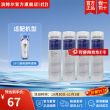 滨特尔（pentair） 净水器家用 前置10寸PP棉滤芯 简易更换 PP棉滤芯 10寸5μm通用 4只装
