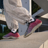 阿迪达斯 adidas 双11 YEEZY潮流男女休闲鞋 万圣节礼物GW1814 粉紫 44