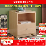 全友家居【床头柜合集】卧室储物柜子客厅收纳边角柜KD（需自行安装） 106302K-2单床头柜*1