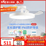 雷士（NVC）LED照明枕边风风扇灯北欧餐厅卧室三防一体1级能效42寸48瓦