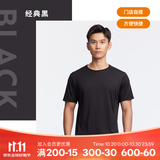 迪卡侬（DECATHLON）【门店自提】速干凉感t恤男休闲宽松透气健身跑步速干短袖 经典黑(新老款随机发货) L （欧码偏大）