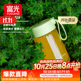 富光玻璃杯高硼硅玻璃水杯子女生便携牛奶咖啡刻度高颜值茶杯330ml