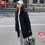 耐克（NIKE）羽绒服男装女装26冬季新款中长款连帽运动服户外加厚保暖潮流外套 高充绒量/热推/双向拉链/拒水面料 /晒图退10 M 【充绒量约：290G】