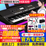 雅马哈（YAMAHA）电子琴KB319/309 /308成人儿童61键老年人初学者便携考级专业力度 KB309+官方标配（琴架礼包咨询客服加购）